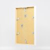 Efecto marco de madera perfil 35 blanco 7x10 cm cristal de museo
