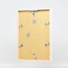 Efecto marco de madera perfil 35 blanco 7x10 cm cristal de museo