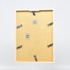 Efecto marco de madera perfil 35 blanco 7x10 cm cristal de museo