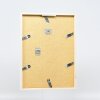 Efecto marco de madera perfil 35 blanco 7x10 cm cristal de museo