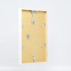 Efecto marco de madera perfil 35 blanco 7x10 cm cristal de museo