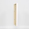 Efecto marco de madera perfil 35 blanco 7x10 cm cristal normal + separador