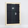 Efecto marco de madera perfil 94 oro 7x10 cm cristal acrílico