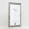 Efecto Marco Madera Perfil 94 plata 7x10 cm Vidrio Museo