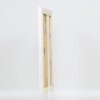 Portarretratos efecto madera maciza 2240 blanco 70x100 cm cristal antirreflejos