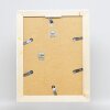Portarretratos efecto madera maciza 2240 blanco 70x100 cm cristal acrílico