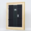 Efecto marco de madera perfil 95 oro 70x100 cm cristal antirreflejos