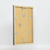 Marco de madera Top Cube 70x100 cm cristal de museo platino