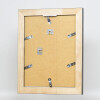 Efecto marco de madera maciza perfil 28 oro 70x100 cm cristal de museo
