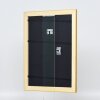 Efecto marco barroco de madera perfil 37 oro antiguo 70x70 cm cristal acrílico