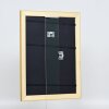 Efecto marco barroco de madera perfil 37 oro antiguo 70x70 cm cristal acrílico