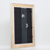 Efecto Marco de madera Perfil 95 plata 70x70 cm Cristal normal