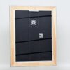 Efecto marco de madera perfil 95 plata 70x70 cm cristal antirreflejo