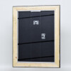 Efecto marco de madera perfil 95 negro 70x70 cm cristal acrílico