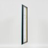 Efecto marco de madera perfil 21 azul 70x70 cm cristal de museo