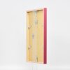 Efecto marco de madera perfil 35 rojo 9x13 cm cristal acrílico