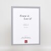 Efecto marco de madera perfil 35 gris claro 9x13 cm cristal normal + separador