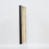Efecto marco de madera perfil 35 negro 9x13 cm cristal normal + separador