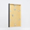 Efecto marco de madera perfil 35 negro 9x13 cm cristal de museo