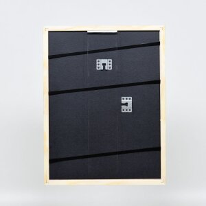 Efecto marco de madera perfil 32 azul 9x13 cm cristal de museo