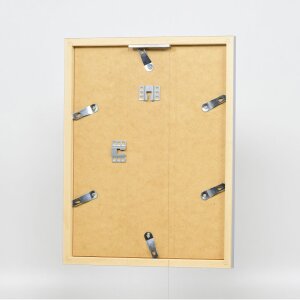 Marco de madera Top Cube 9x13 cm cristal de museo plateado