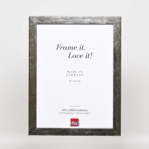 Efecto marco 2319 plata alto brillo 9x13 cm cristal de museo