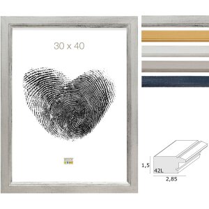 Marco de madera S42L con cristal premium