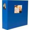 HNFD Álbum de fotos LONA 34,5x33 cm azul 1000 fotos 10x15 cm 168 páginas blancas