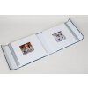 HNFD Álbum de fotos LONA 34,5x33 cm azul 1000 fotos 10x15 cm 168 páginas blancas