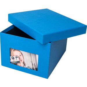 HNFD XL Photo Box Kandra 700 fotos 13x18 cm acero azul