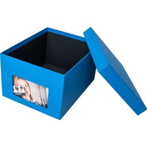 HNFD XL Photo Box Kandra 700 fotos 13x18 cm acero azul