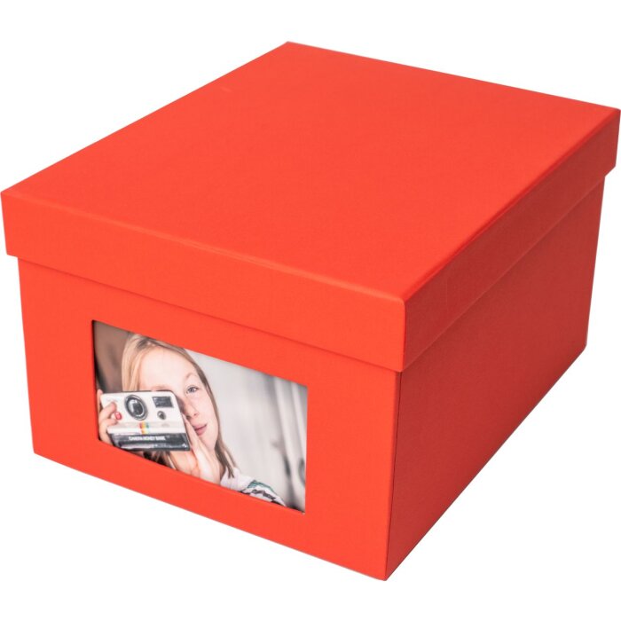 HNFD XL Photo Box Kandra 700 fotos 13x18 cm tomate