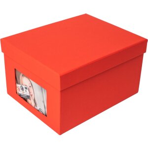 HNFD XL Photo Box Kandra 700 fotos 13x18 cm tomate