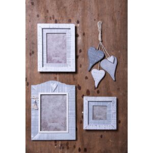 Marco gris 15x2x15 cm - 7x7 cm 2F0816
