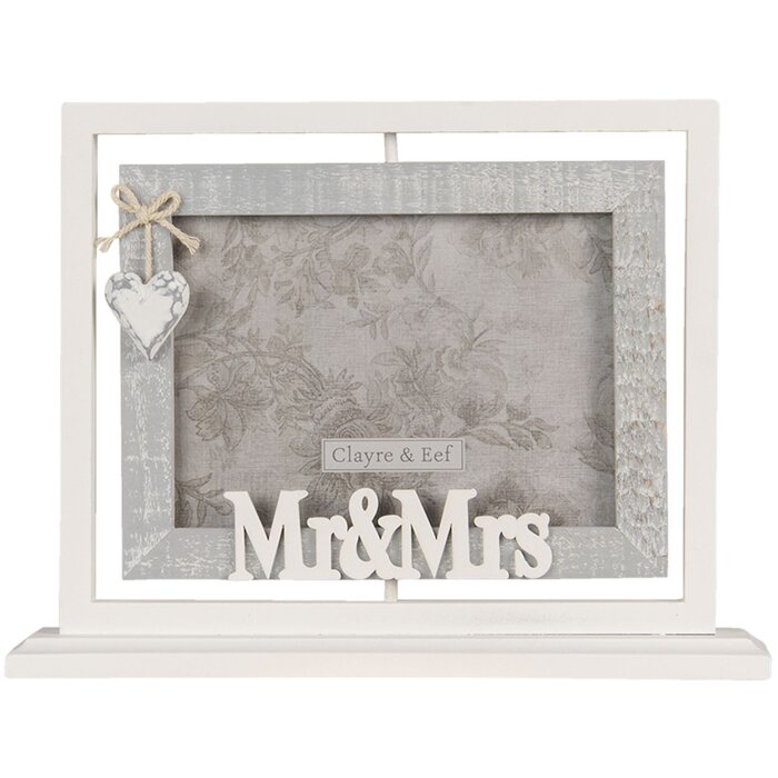 Clayre & Eef Marco gris 29x6x22 cm - 18x13 cm 2F0817