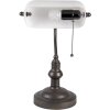 Lámpara de escritorio blanca Ø 27x40 cm E27-max 1x60W 5LL-5125W