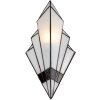 Aplique Tiffany blanco 23x13x43 cm E27-máx 1x40W 5LL-6083