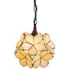 Lámpara colgante Tiffany crema Ø 25x91 cm E14-max 1x40W 5LL-6092