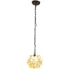 Lámpara colgante Tiffany crema Ø 25x91 cm E14-max 1x40W 5LL-6092