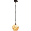 Lámpara Colgante Tiffany rosa Ø 25x90 cm E14-máx 1x40W 5LL-6093