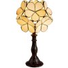 Lámpara de mesa Tiffany crema 21x21x38 cm E14-máx 1x25W 5LL-6095