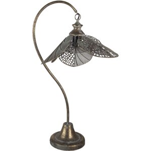 Lámpara de mesa oro 38x31x72 cm E27 5LMP628