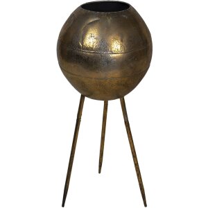 Decoración Jardinera oro Ø 27x66 cm 5Y0878