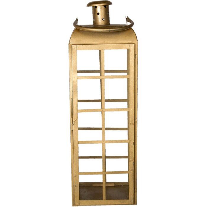 Farol de hojalata 17x17x60 cm 5Y0916