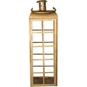 Farol de hojalata 17x17x60 cm 5Y0916