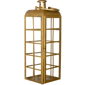 Farol de hojalata 17x17x60 cm 5Y0916