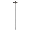Tapón de jardín marrón 14x13x86 cm 5Y0927