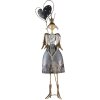 Decoración niña plata 25x13x87 cm 5Y0945
