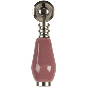 Pomo puerta rosa 2x6 cm 64770