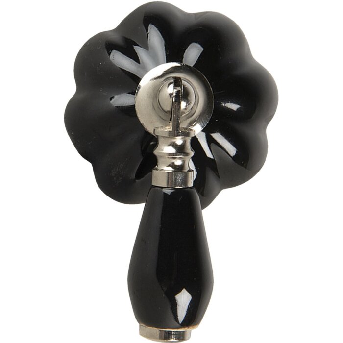 Pomo negro 4x8x6 cm 64779